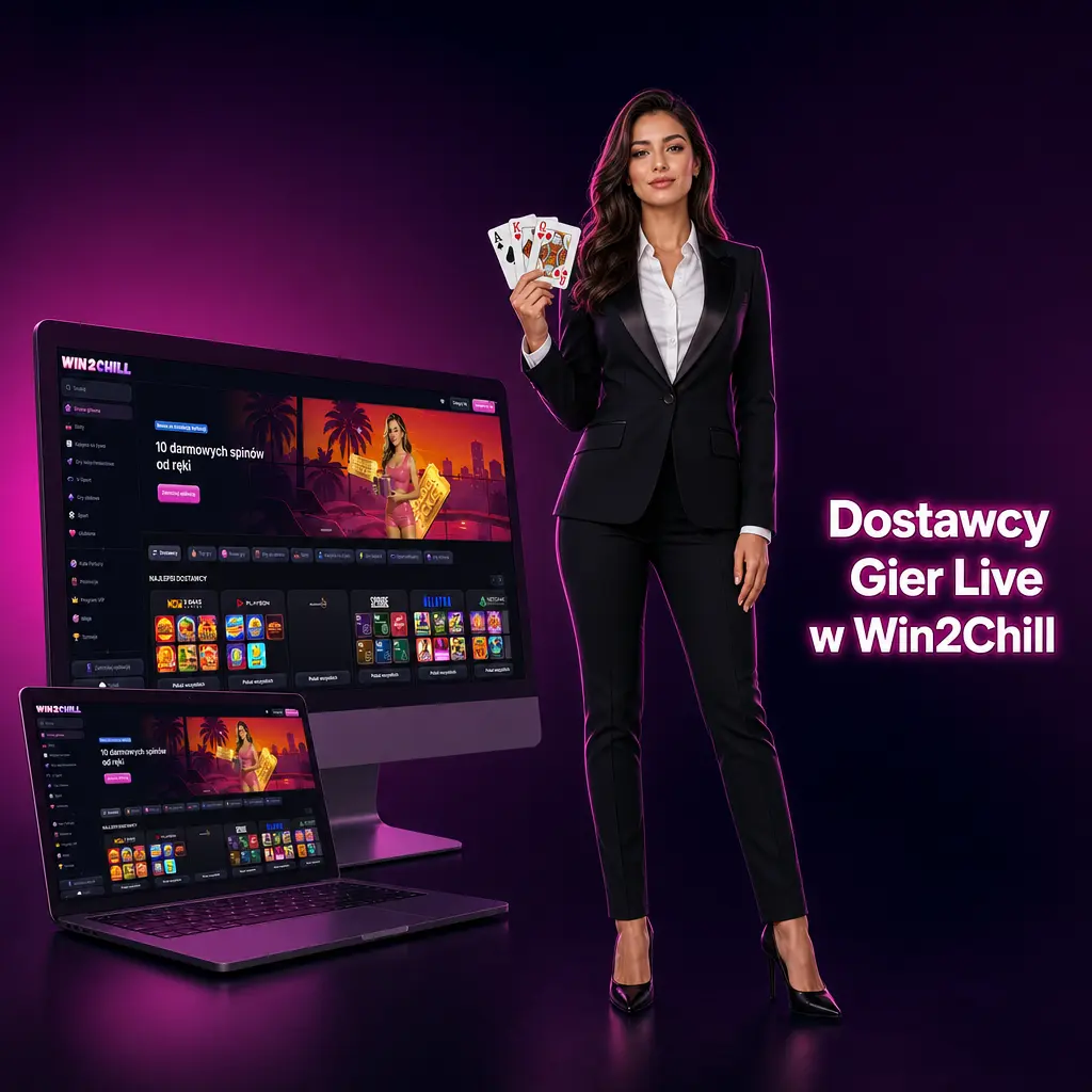 Dostawcy gier live casino w Win2Chill: Evolution Gaming, Pragmatic Play i Playtech z technologią OCR i GCU