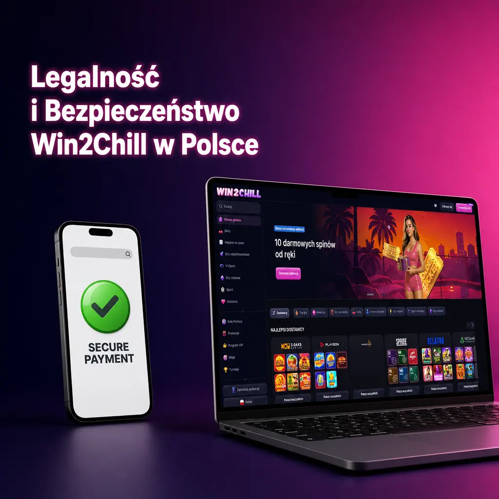 Licencja Win2Chill Curaçao Gaming Authority, ochrona SSL i narzędzia odpowiedzialnej gry dla graczy z Polski
