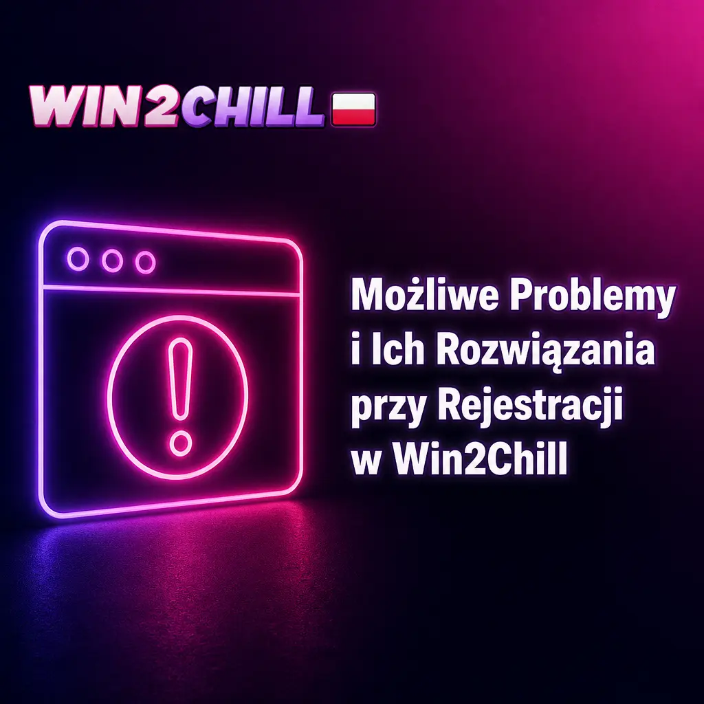 Tabela problemów i rozwiązań przy rejestracji w Win2Chill – kod SMS, e-mail, logowanie