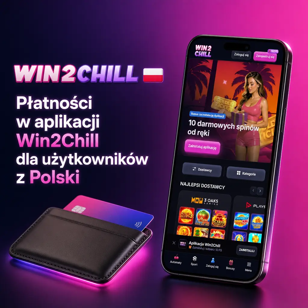 Metody płatności w aplikacji Win2Chill: BLIK, Revolut, Skrill, VISA, Mastercard i inne opcje dla graczy z Polski